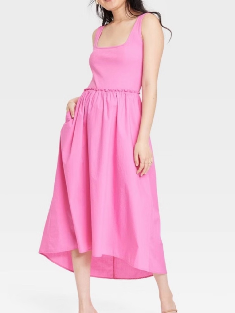 a new day Women's Sleeveless Ballet Dress Bubblegum Pink